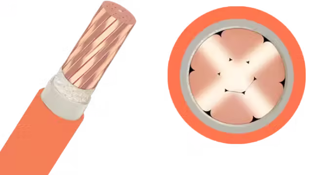 Cáp chống cháy CXV/LSHF-Cu/Mica/XLPE/Fr-PVC 1x